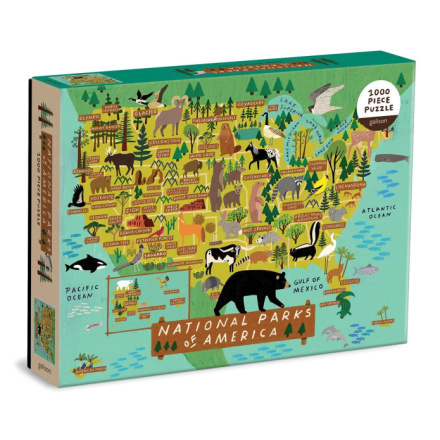 GALISON Puzzle Americké Národní parky 1000 dílků