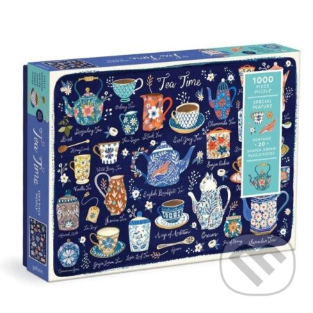 Galison Puzzle Čas na čaj 1000 dílků