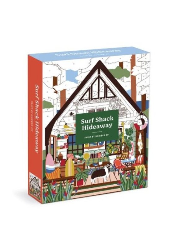 Surf Shack Hideaway 11 x 14 Paint By Number Kit GALISON