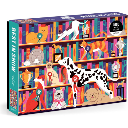 Galison Puzzle Mazlíčci na výstavě 1000 dílků