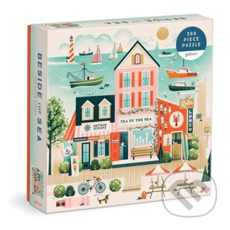Galison Puzzle Bistro u moře 500 dílků