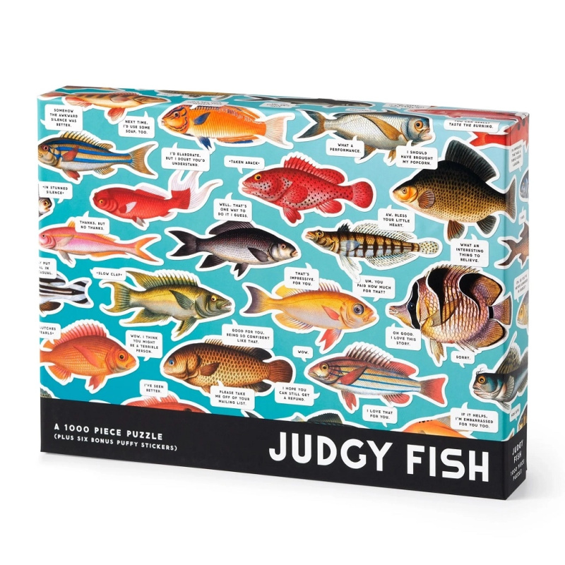 Galison Puzzle Rybí myšlenky 1000 dílků