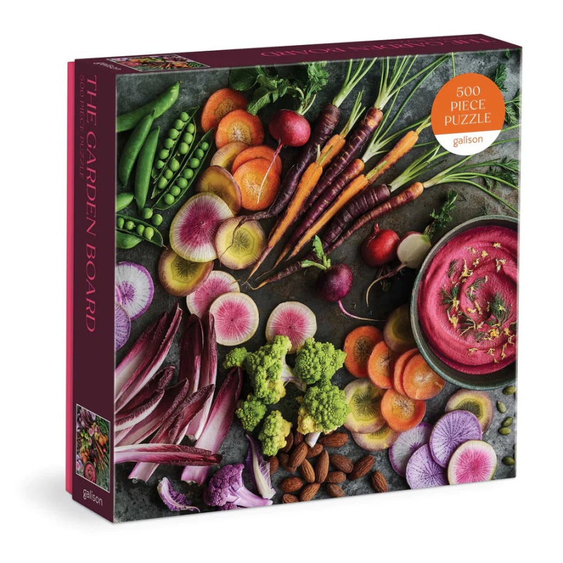 GALISON Čtvercové puzzle Zahradní tabule 500 dílků