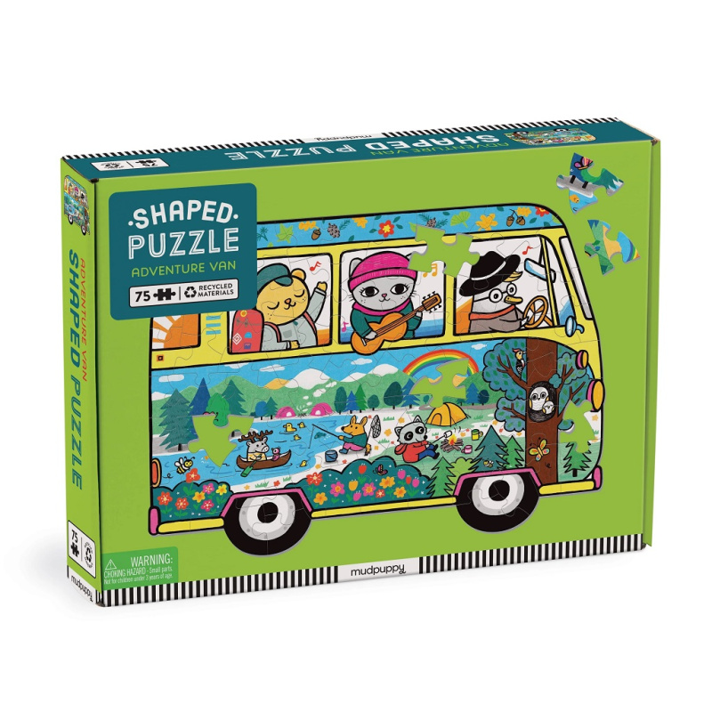 Mudpuppy Puzzle ve tvaru minbusu