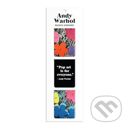 Andy Warhol Flowers Magnetic Bookmarks - kniha z kategorie Záložky, štítky, obaly