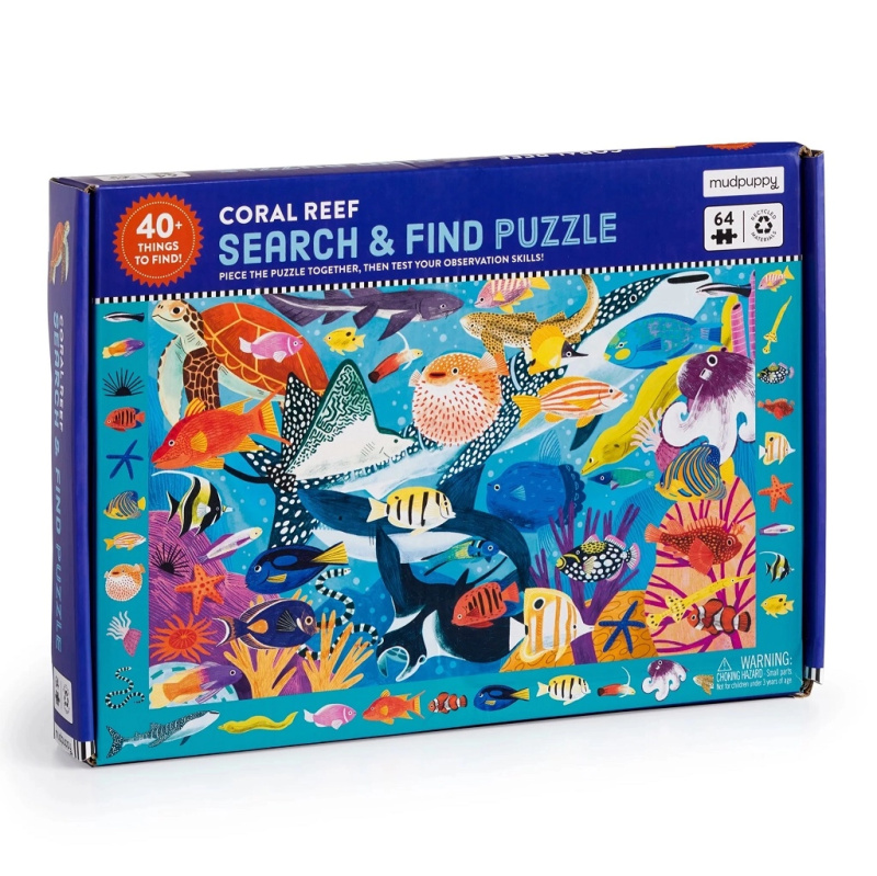 Mudpuppy Puzzle Korálový útes 64 dílků