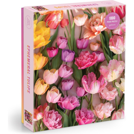 Galison Puzzle Pomíjivé tulipány 1000 dílků
