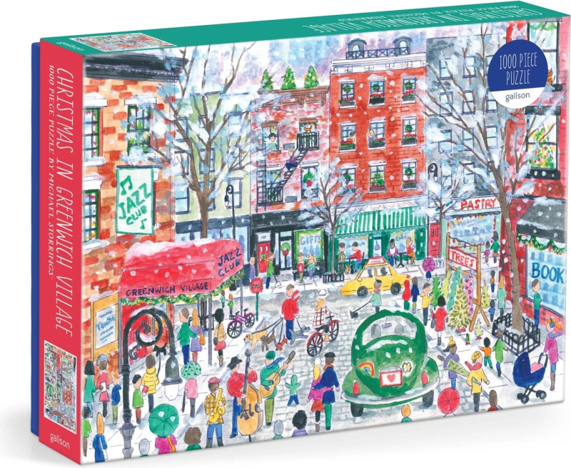 Puzzle Vánoce v Greenwich Village 1000 dílků GALISON