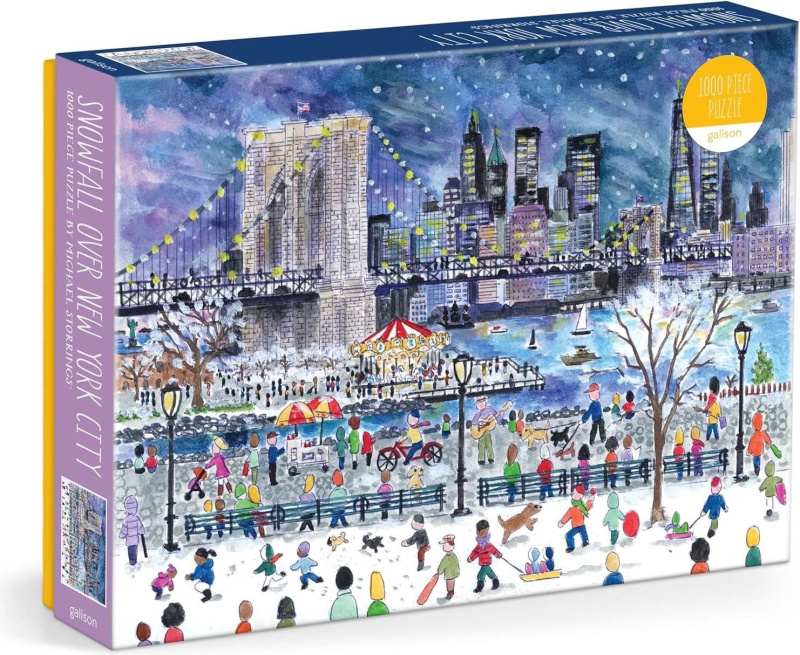 Puzzle sněhová bouře nad New Yorkem 1000 dílků GALISON