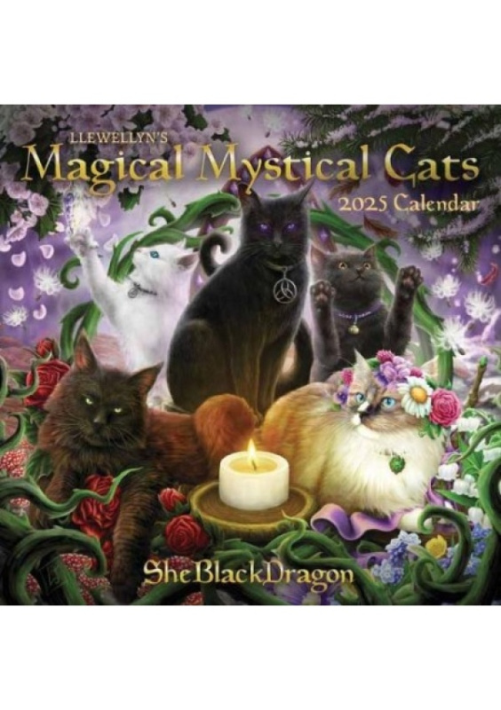 Llewellyn's 2025 Magical Mystical Cats Calendar Llewellyn Publications,U.S.