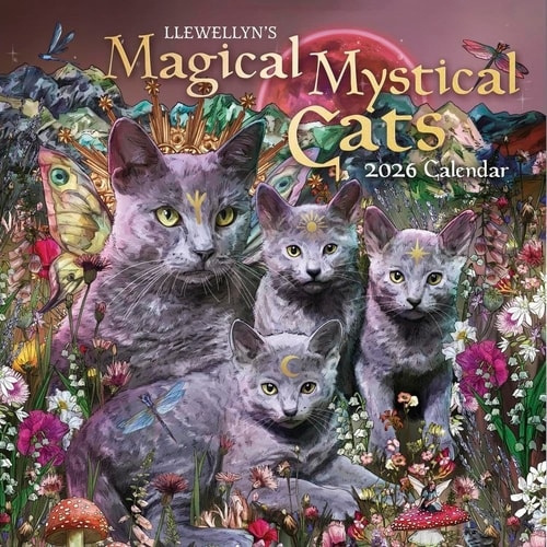 Llewellyns 2026 Magical Mystical Cats Calendar Llewellyn Publications,U.S.