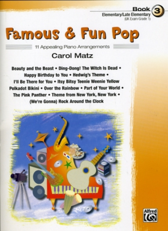 Alfred Publishing Co Inc.,U.S. Famous & Fun Pop 3