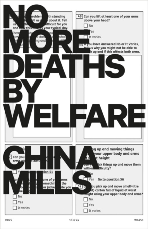 Pluto Press No More Deaths by Welfare - Mills, China