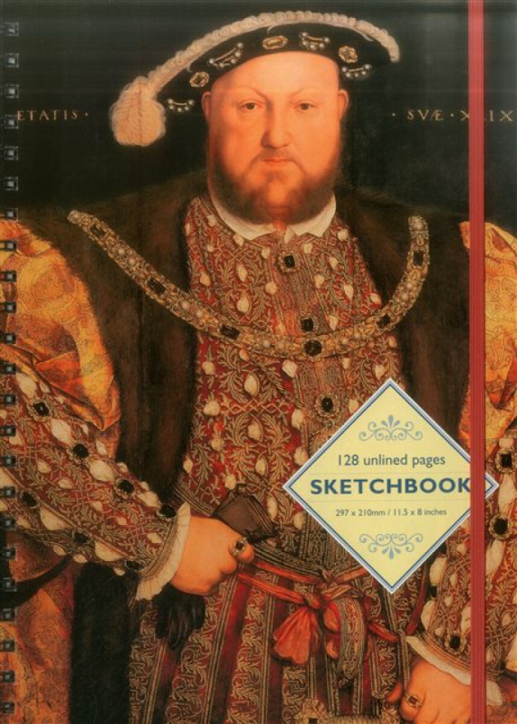 Sketchbook: Henry VIII (Hans Holbein the Younger) - Press Peony