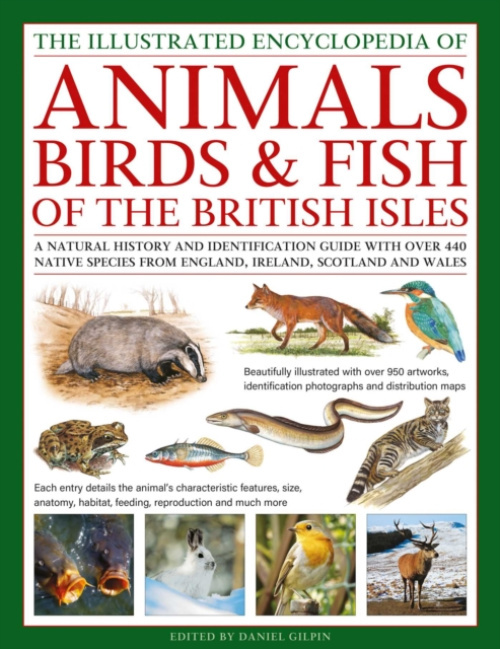 Anness Publishing Animals, Birds & Fish of the British Isles, Illustrated Guide to - Gilpin, Daniel