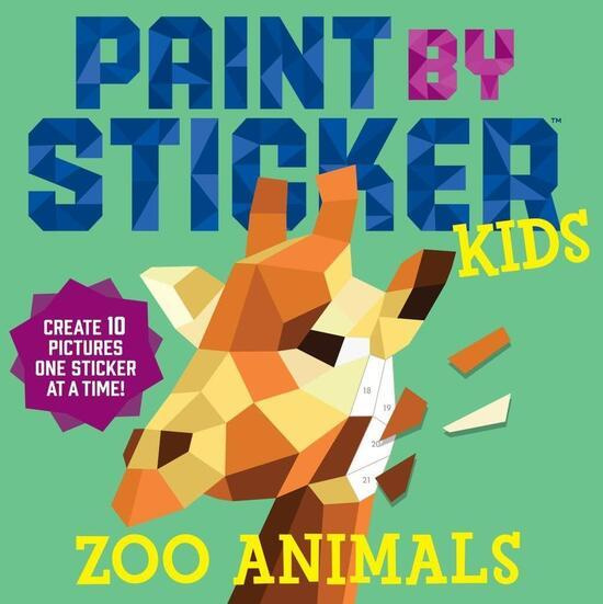 Paint by Sticker Kids: Zoo Animals -  Autor Neuveden
