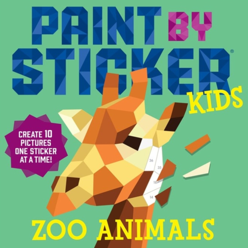 Paint by Sticker Kids: Zoo Animals -  Autor Neuveden