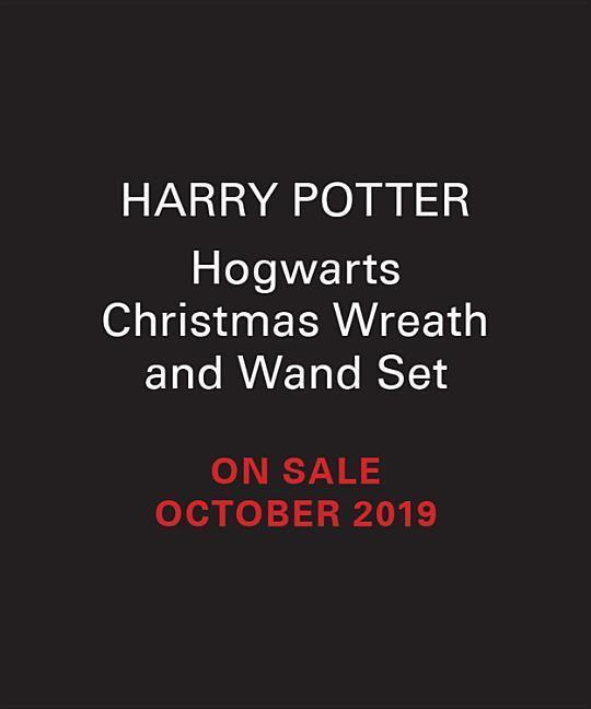 Harry Potter: Hogwarts Christmas Wreath and Wand Set