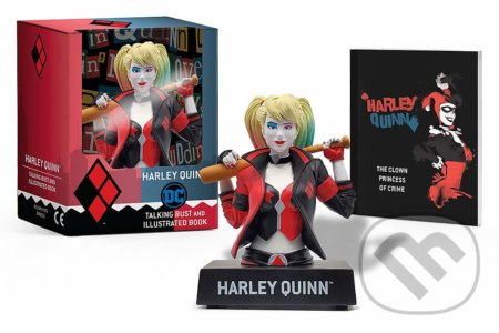 Harley Quinn - Talking Figure and Illustrated Book - kniha z kategorie Komiksy