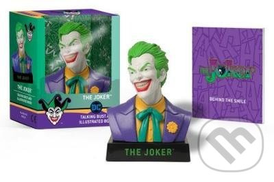 The Joker Talking Bust and Illustrated Book - Matthew K. Manning - kniha z kategorie Komiksy