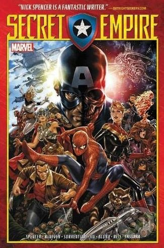 Secret Empire - Nick Spencer, Andrea Sorrentino (ilustrácie), Leinil Yu (ilustrácie), Steve McNiven (ilustrácie), Daniel Acuna (ilustrácie) - kniha z…