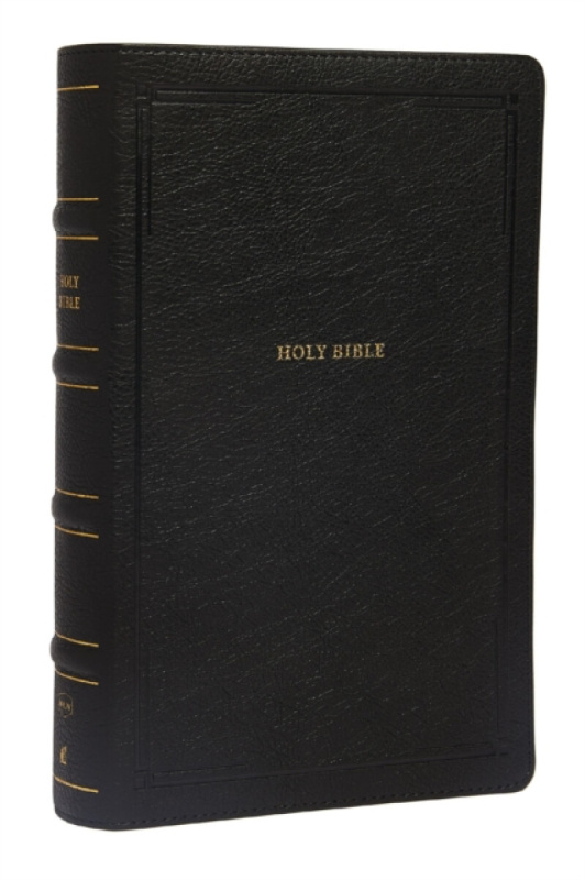 NKJV, End-of-Verse Reference Bible, Personal Size Large Print, Leathersoft, Black, Red Letter, Comfort Print - Thomas Nelson