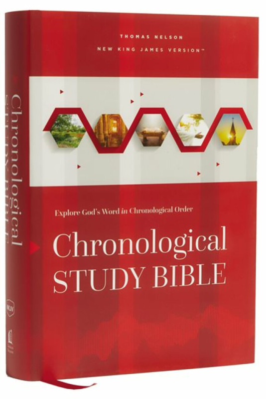 NKJV, Chronological Study Bible, Hardcover, Comfort Print - Thomas Nelson