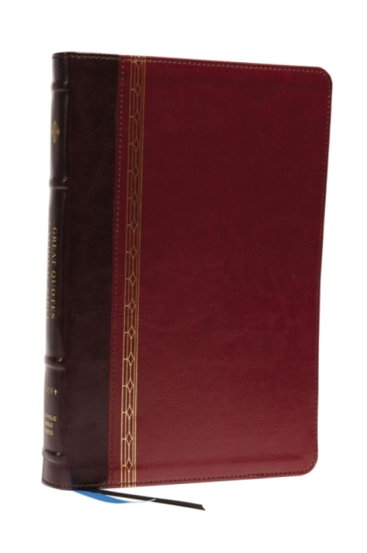 NRSVCE, Great Quotes Catholic Bible, Leathersoft, Burgundy, Comfort Print - Catholic Bible Press