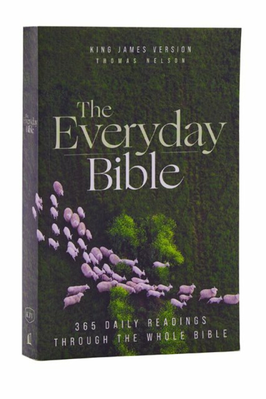 KJV, The Everyday Bible, Paperback, Red Letter, Comfort Print - Thomas Nelson