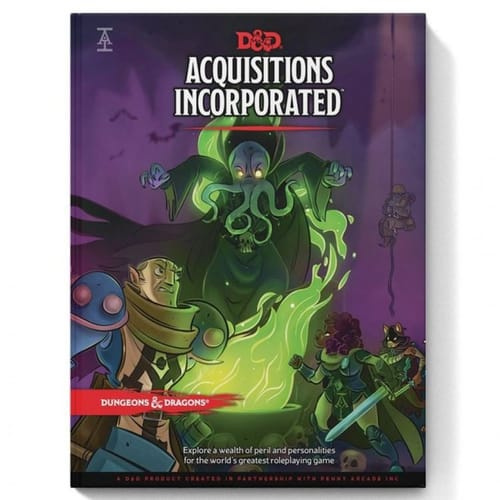 Dungeons a Dragons Acquisitions Incorporated Hc (Dad Campaign Accessory Hardcover Book) Wizards of the Coast