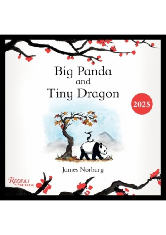 Big Panda and Tiny Dragon 2025 Wall Calendar Universe Publishing