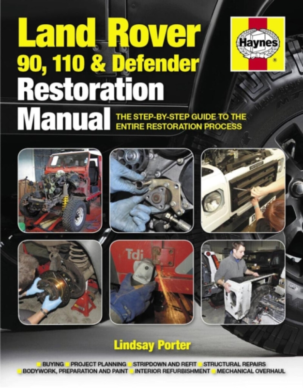 Land Rover 90, 110 a Defender Restoration Manual, Step-by-step guidance for owners and restorers Haynes Publishing Group