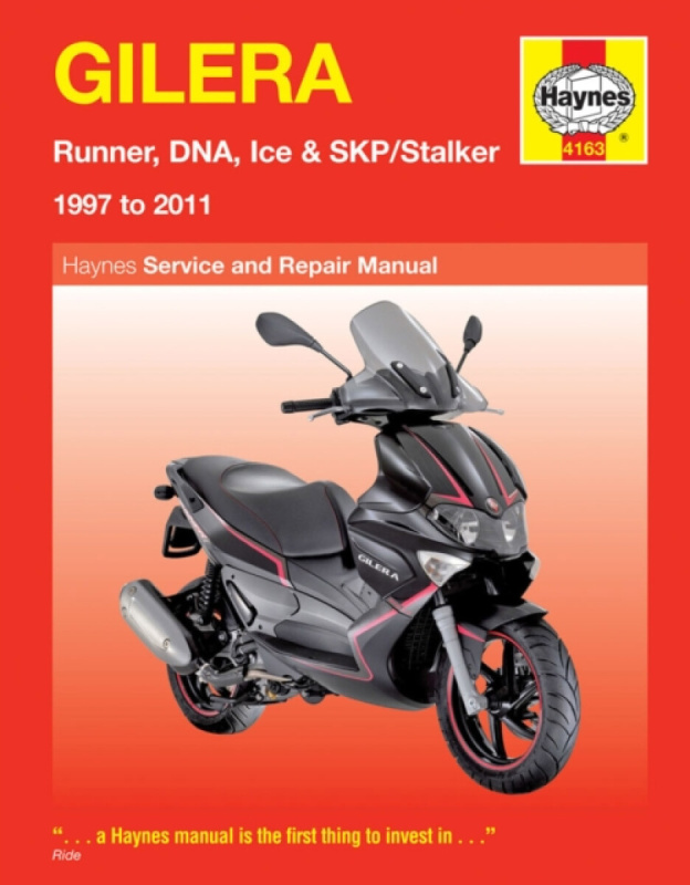 Gilera Runner, DNA, Ice & SKP/Stalker (97 - 11) Haynes Repair Manual - Phil Mather