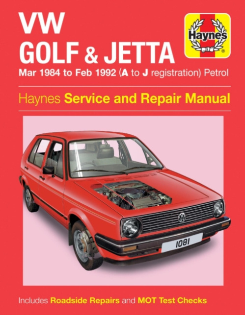 VW Golf a Jetta Mk 2 Petrol (Mar 84 - Feb 92) Haynes Repair Manual Haynes Publishing Group