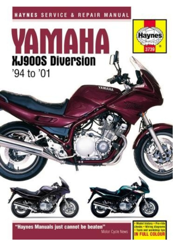 Yamaha XJ900S Diversion (94 - 01) Haynes Repair Manual Haynes Publishing Group