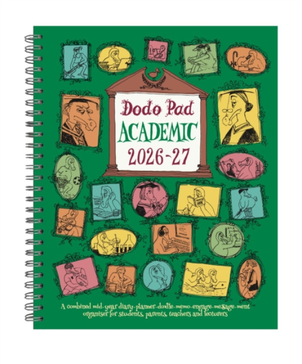 Dodo Pad Ltd Dodo Pad Academic 2026-2027 Mid Year Desk Diary, Academic Year, Week to View - Dodo, Lord