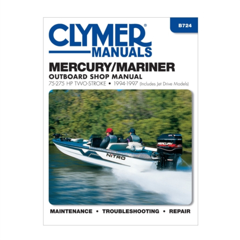 Mercury Mariner 75-275 HP Two Stroke Outboards Includes Jet Drive Models (1994-1997) Service Repair Manual - Haynes Publishing