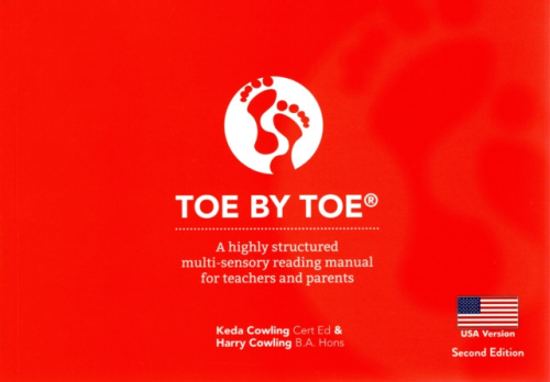 K & H Cowling Toe By Toe: A Highly Structured Multi-sensory Reading Manual for Teachers and Parents - USA Version - Cowling