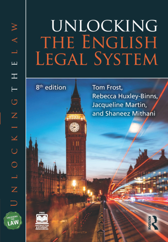 Unlocking the English Legal System Taylor & Francis