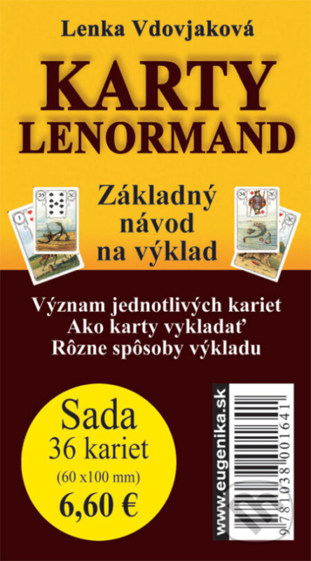 Karty Lenormand (Základný návod na výklad (sada: karty + brožúrka)) - kniha z kategorie Věštění z karet