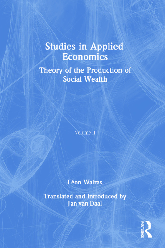Studies in Applied Economics, Volume II Taylor & Francis