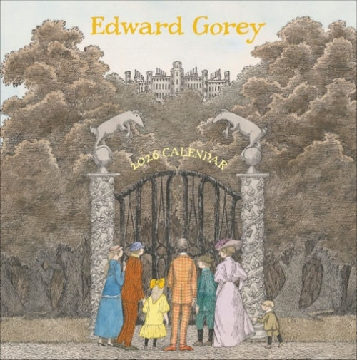 Edward Gorey 2026 Wall Calendar Pomegranate