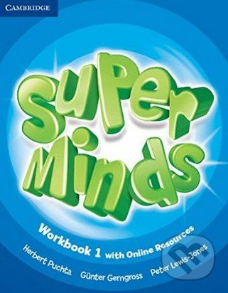 Super Minds - 1 Workbook  + Online - Günter Gerngross, Herbert Puchta, Peter Lewis-Jones - kniha z kategorie Jazykové učebnice a slovníky