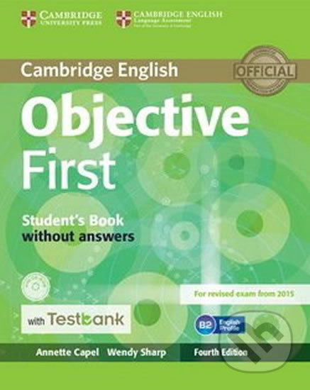 Objective First Student´s Book without Answers + CD-ROM + Testbank Cambridge University Press