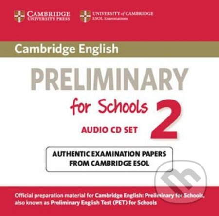 Cambridge PET for Schools 2: Audio CDs (2) - audiokniha z kategorie Jazykové učebnice a slovníky