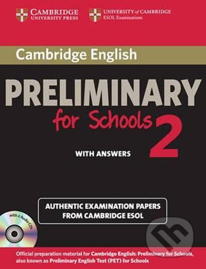 Cambridge PET for Schools 2: Self-study Pack (SB with ans. A-CDs) - kniha z kategorie Jazykové učebnice a slovníky