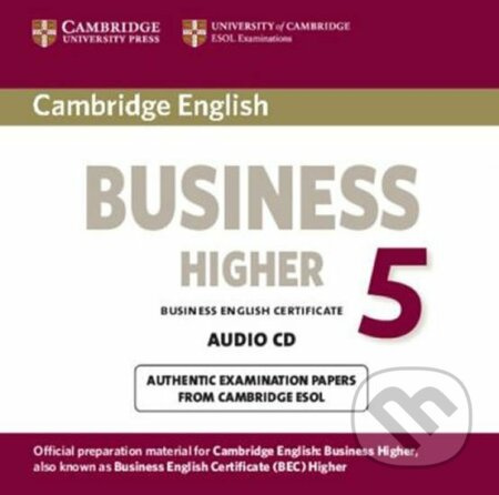 Cambridge BEC 5 Higher: Audio CD - audiokniha z kategorie Jazykové učebnice a slovníky
