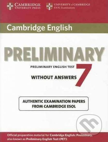 Cambridge English Preliminary PET 7: B1 Student´s Book - kniha z kategorie Jazykové učebnice a slovníky