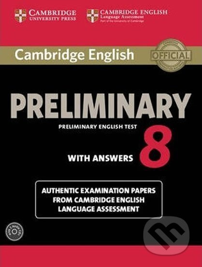 Cambridge English Preliminary PET 8: Self-study Pk (SB w. Ans. & A-CDs (2)) - audiokniha z kategorie Jazykové učebnice a slovníky