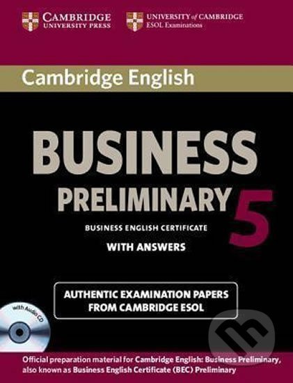 Cambridge BEC 5 Preliminary Self-study Pack Cambridge University Press